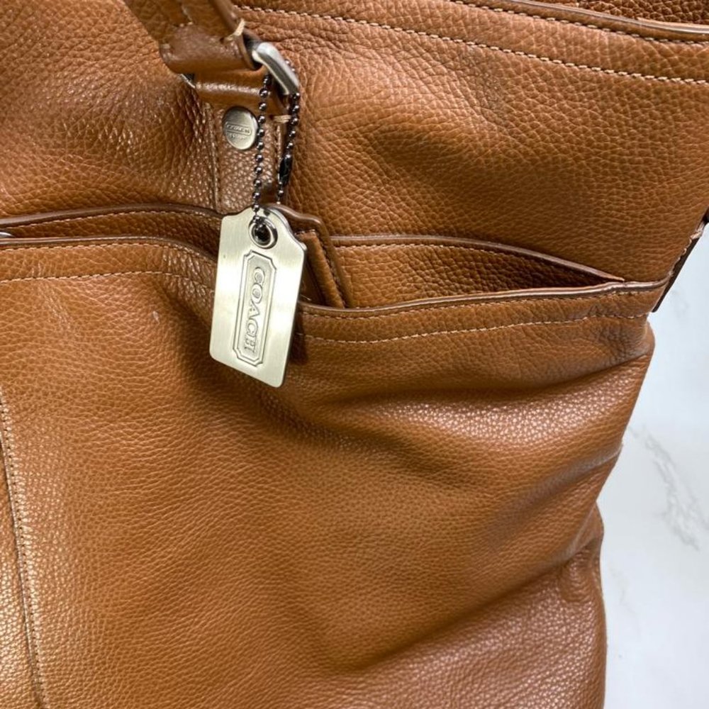 Coach Brown Leather Shoulder Bag - Picture 10 of 10